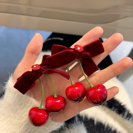 Cute Cherry Hair Clip for Women 